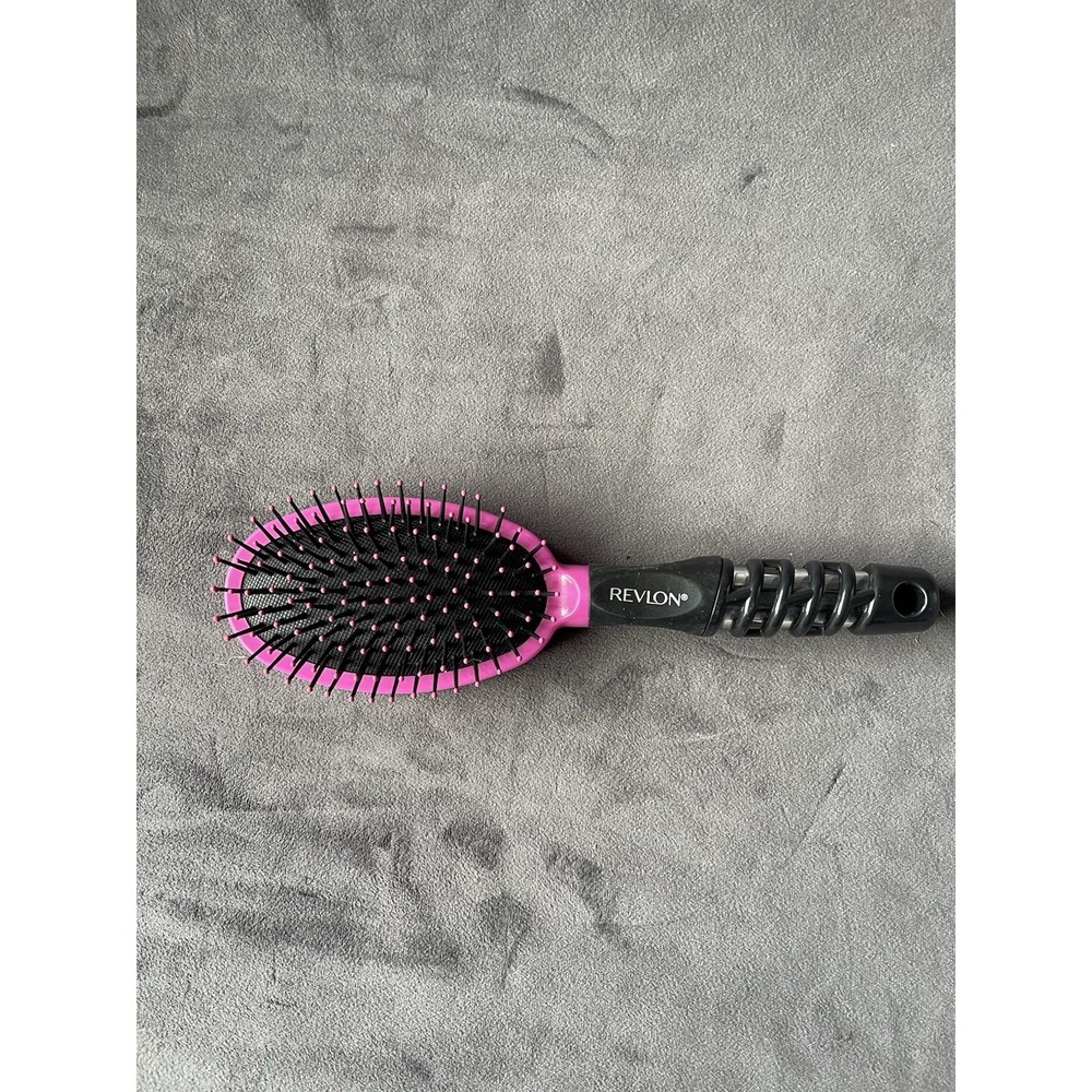 Revlon Detangle & Smooth Berry Cushion Hair Brush Soft Feel New